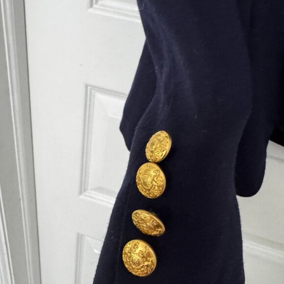 VINTAGE Ralph Lauren Rugby navy blazer with gold buttons - Picture 7 of 8